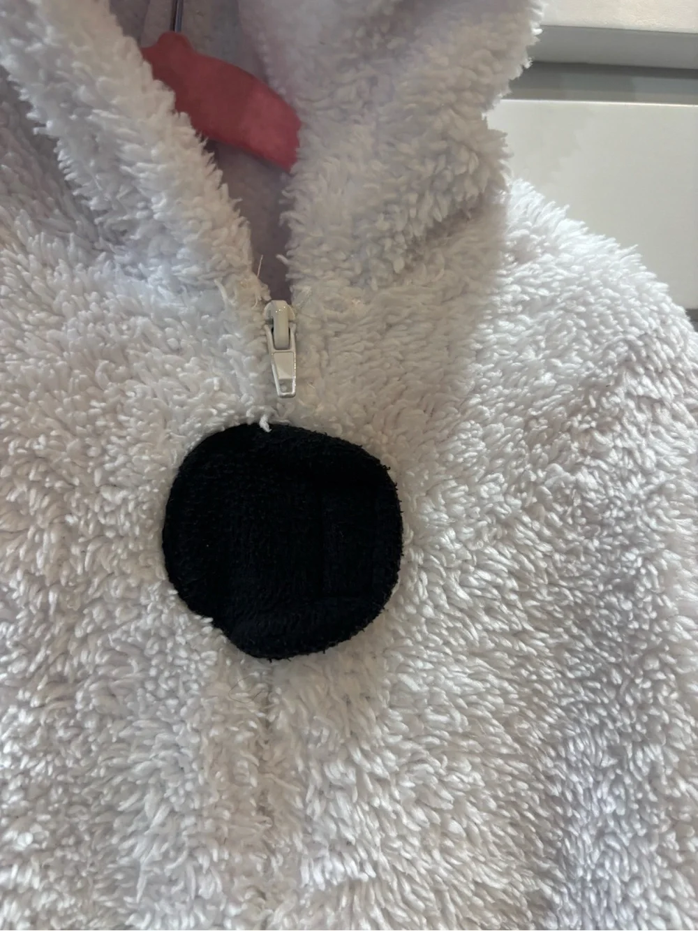 Disney Olaf White Fuzzy Onesie Costume with Hood